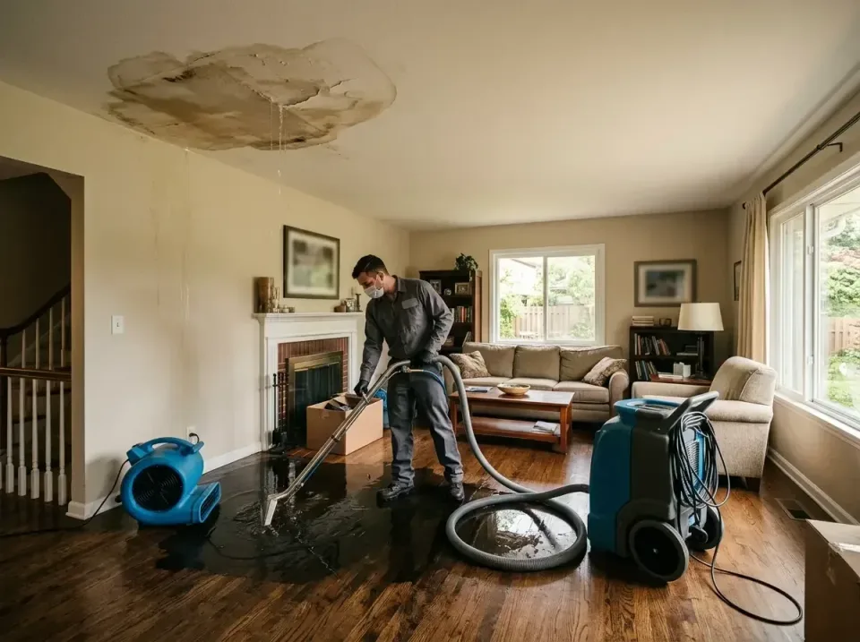 attic-pipe-burst-ceiling-drip-008 — frequently asked questions, Water Damage Restoration & Carpet Care in Brownsville, PA